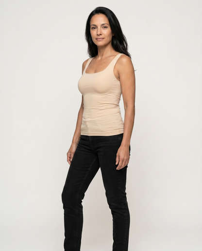 Smooth & Sculpt Square Neck Shapewear Tank