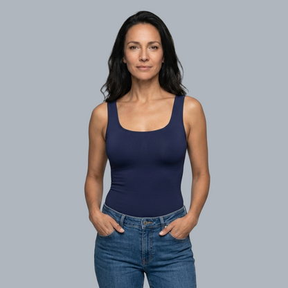 Smooth & Sculpt Square Neck Shapewear Tank