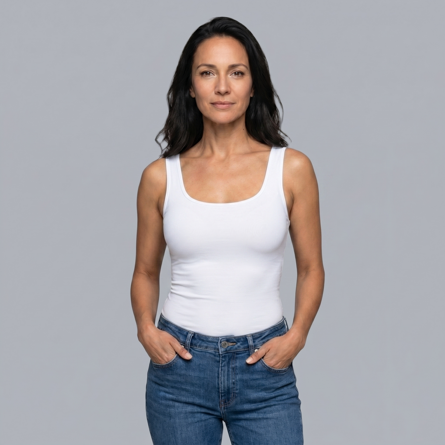 Smooth & Sculpt Square Neck Shapewear Tank
