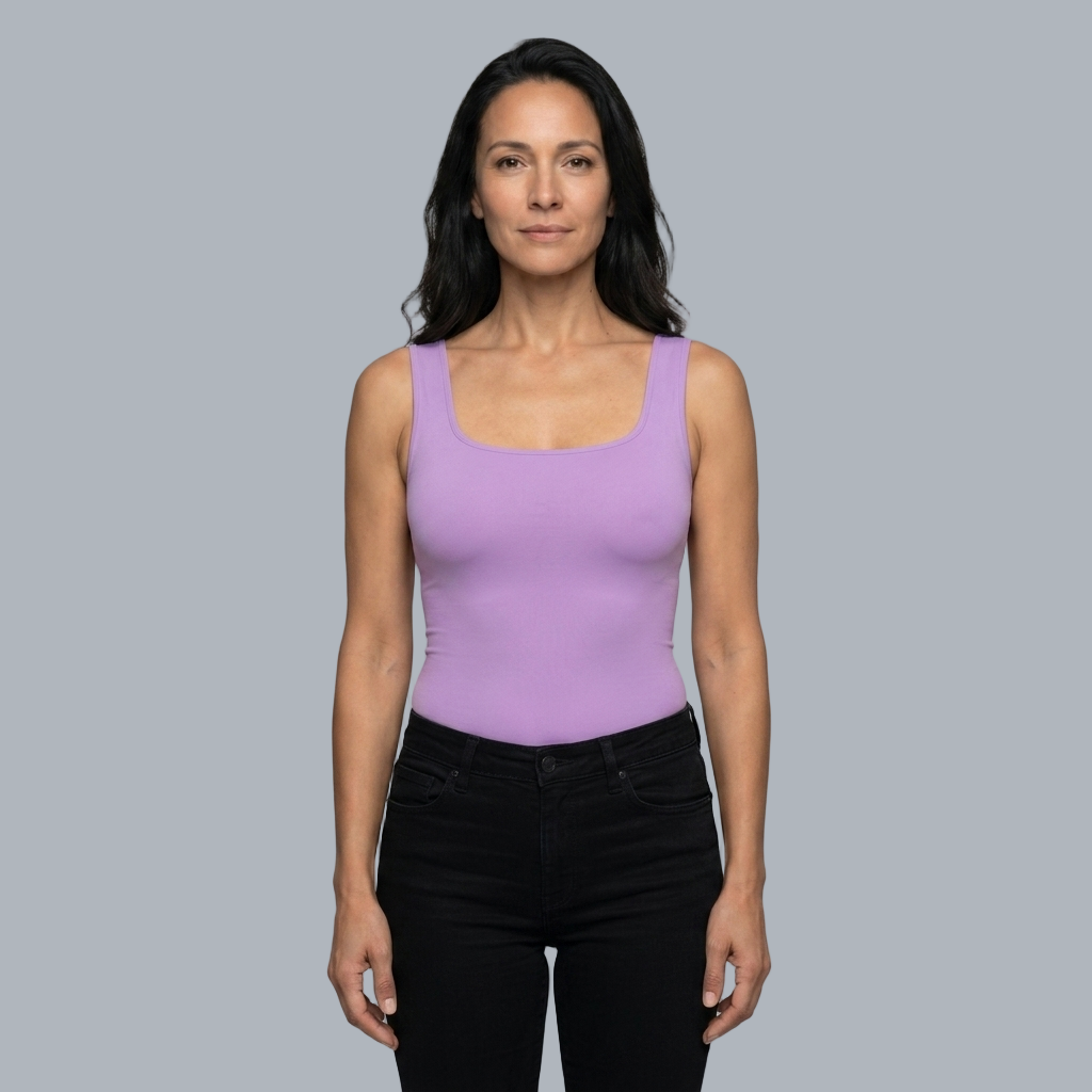Smooth & Sculpt Square Neck Shapewear Tank