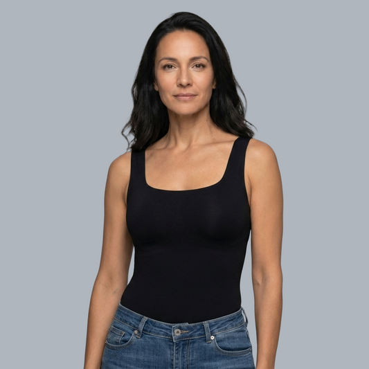 Smooth & Sculpt Square Neck Shapewear Tank